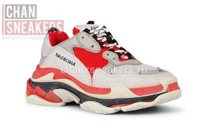Balenciag Triple S Red Grey - Image 2