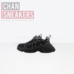 Balenciaga Triple S Allover Logo Black - Image 2