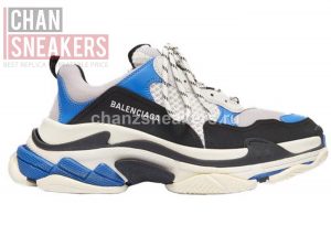 Balenciaga Triple S Blue And Black - Image 2