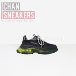 Balenciaga Triple S Clear Sole Black-Fluorescent Yellow - Image 2