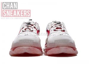 Balenciaga Triple S Clear Sole White Fuchsia - Image 2