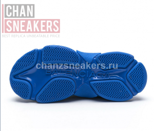 Balenciaga Triple S Trainer 'Letter Blue' - Image 2