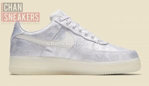 CLOT Air Force 1 White Silk - Image 2