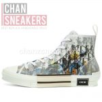 Dior B23 High-Top Multicolor ALEX FOXTON Motif Oblique Canvas - Image 2