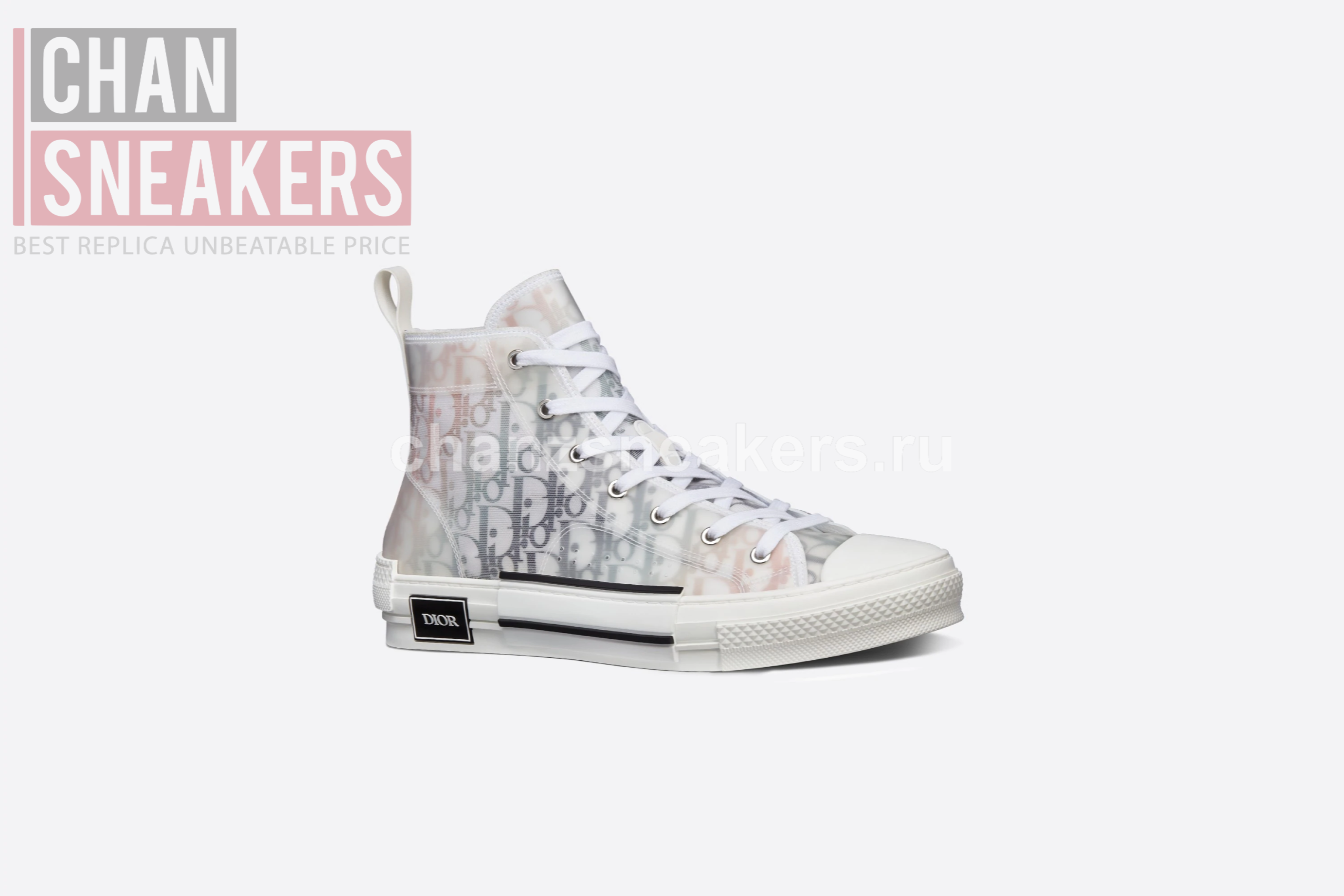 Dior B23 High-Top Multicolor Oblique Canvas - Image 2