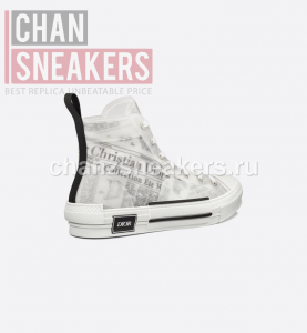 Dior B23 High-Top White Daniel Arsham Motif Canvas - Image 2