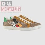 Gucci Ace Beige GG Supreme Printed Disney - Image 2