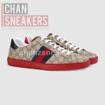 Gucci Ace Beige GG Supreme (Red Sole) - Image 2