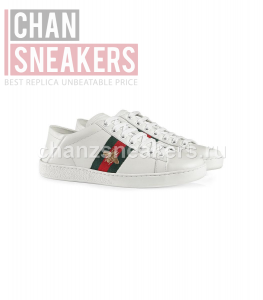 Gucci Ace Folded Heel Embroidered Bee - Image 2