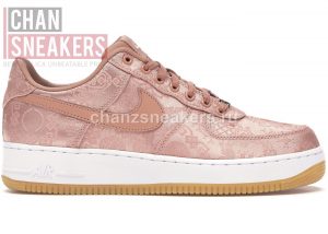 Nike Air Force 1 Low Clot Rose Gold Silk - Image 2