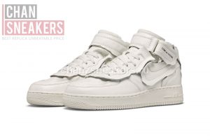 Nike Air Force 1 Mid Comme des Garcons White - Image 2