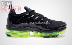 Nike Air VaporMax Plus Black Volt Sole - Image 2