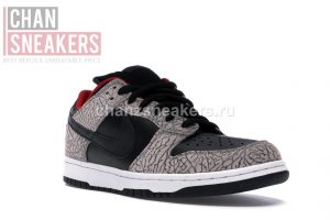 Nike Dunk SB Low Supreme Black Cement (2002) - Image 2