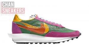 Nike LD Waffle sacai Pine Green - Image 2