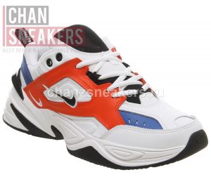 Nike M2K Tekno White Black Orange - Image 2