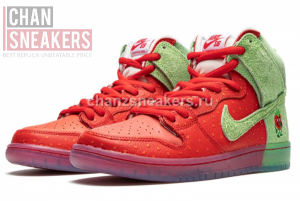 Nike SB Dunk High Strawberry Cough - Image 2