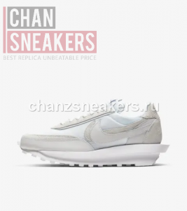 Sacai LDWaffle Nylon White - Image 2