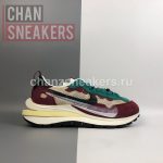 Sacai X Nike VaporWaffle Villain Red Neptune Green - Image 2