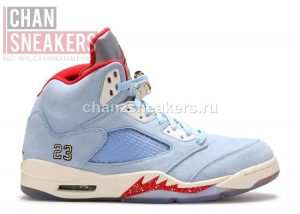 Trophy Room X Air Jordan 5 Retro Ice Blue - Image 2