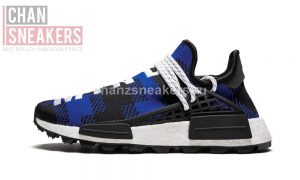 adidas NMD Hu Pharrell x BBC Blue Plaid - Image 2