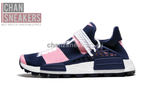 adidas NMD Hu Pharrell x Billionaire Boys Club Navy Pink - Image 2