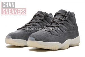 Air Jordan 11 Retro Pinnacle Grey Suede - Image 3