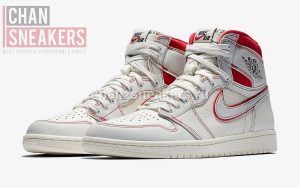Air Jordan 1 Retro High Phantom Gym Red - Image 3