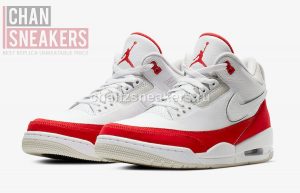 Air Jordan 3 Retro Tinker White University Red - Image 3