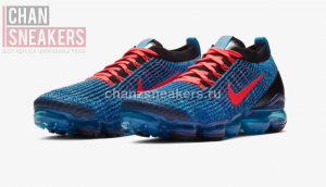 Air VaporMax Flyknit 3 Blue Fury - Image 3