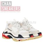 Balenciag Triple S White Red - Image 3