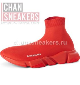 Balenciaga Speed Trainer Red - Image 4
