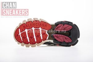 Balenciaga Track Trainer 'Black Red' - Image 3