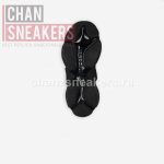 Balenciaga Triple S Allover Logo Black - Image 3