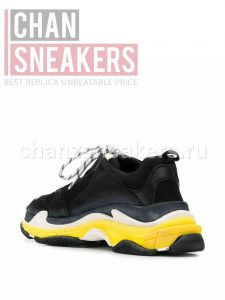 Balenciaga Triple S Black And Yellow - Image 3