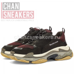 Balenciaga Triple S Burgundy - Image 3