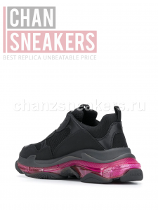 Balenciaga Triple S Clear Sole Neon Pink - Image 3