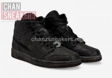 CLOT Air Jordan 1 Mid Fearless Black (DSM exclusive) - Image 3
