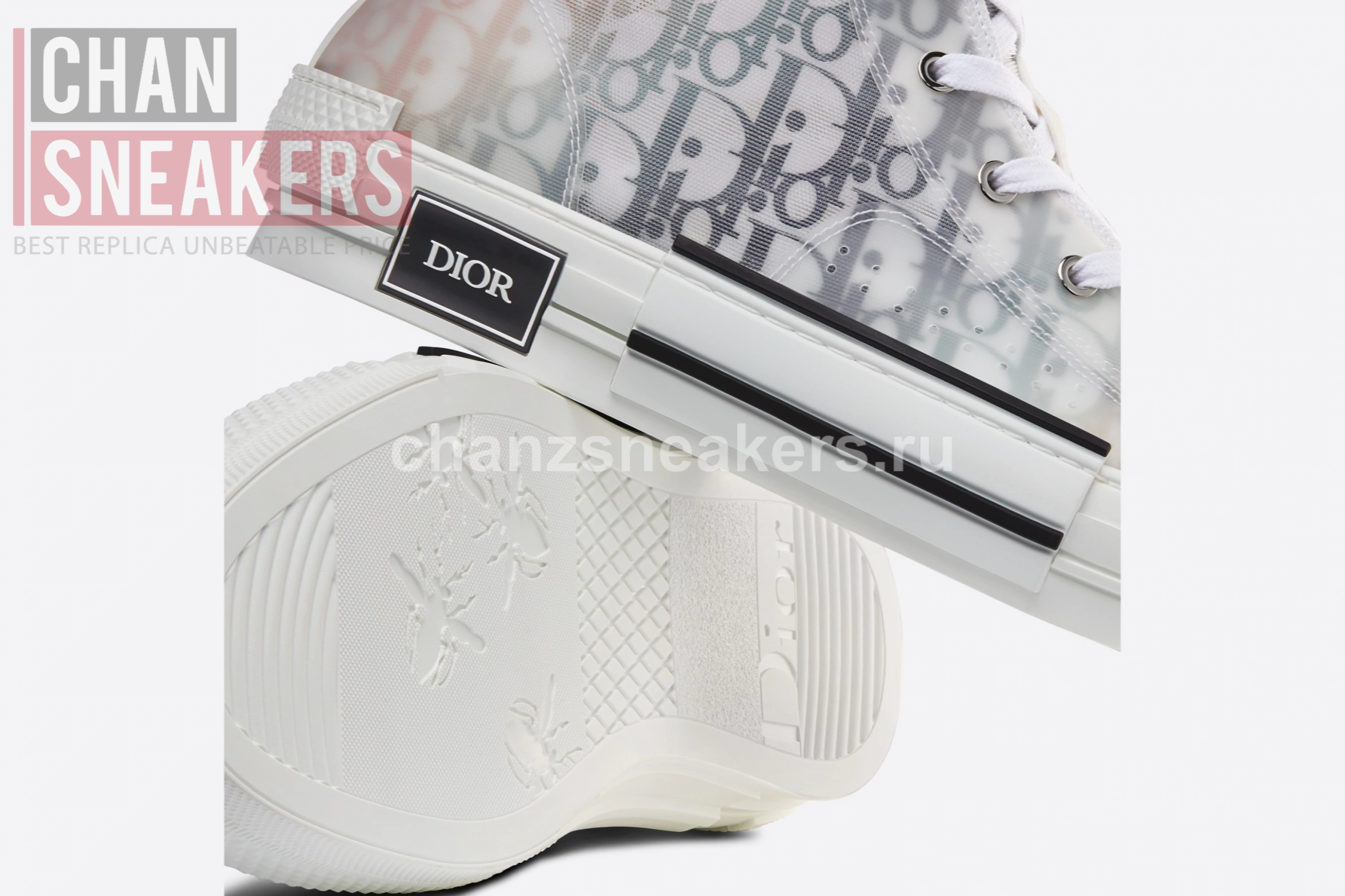 Dior B23 High-Top Multicolor Oblique Canvas - Image 3