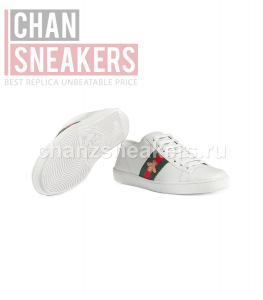 Gucci Ace Folded Heel Embroidered Bee - Image 3