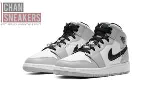 Jordan 1 Mid Light Smoke Grey - Image 3