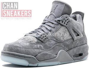 Kaws X Air Jordan 4 Retro Cool Grey - Image 3
