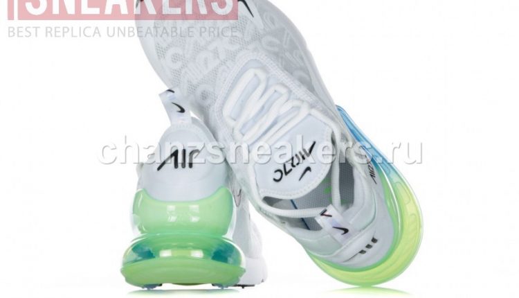 Nike air max 270 outlet white explosion green yellow
