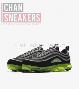 Nike Air Vapormax 97 'Black & Volt & Metallic Silver' - Image 3