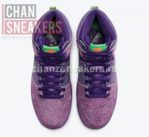 Nike SB Dunk High Purple Skunk - Image 3