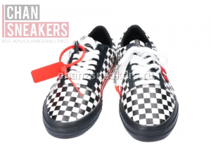 Off-White VULC Low Checkered Black White - Image 3