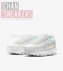 Sacai LDWaffle Nylon White - Image 3