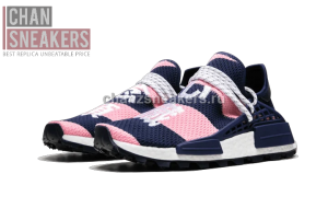 adidas NMD Hu Pharrell x Billionaire Boys Club Navy Pink - Image 3