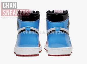 Air Jordan 1 High Fearless UNC Chicago Patent (2019) - Image 4