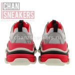 Balenciag Triple S Red Grey - Image 4