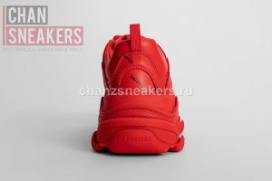 Balenciaga Triple S Allover Logo Red (W) - Image 4